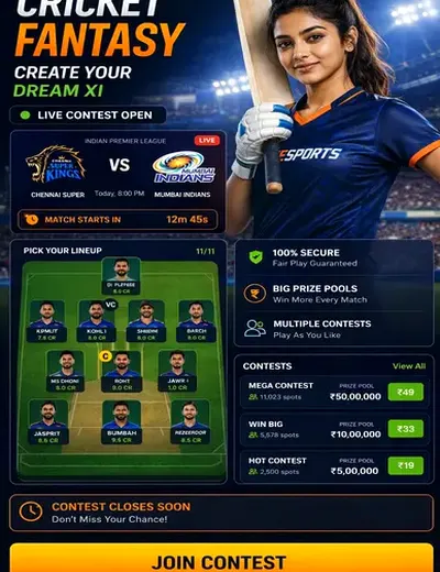 Hero11 (hero11) fantasy cricket & matchday visual 3